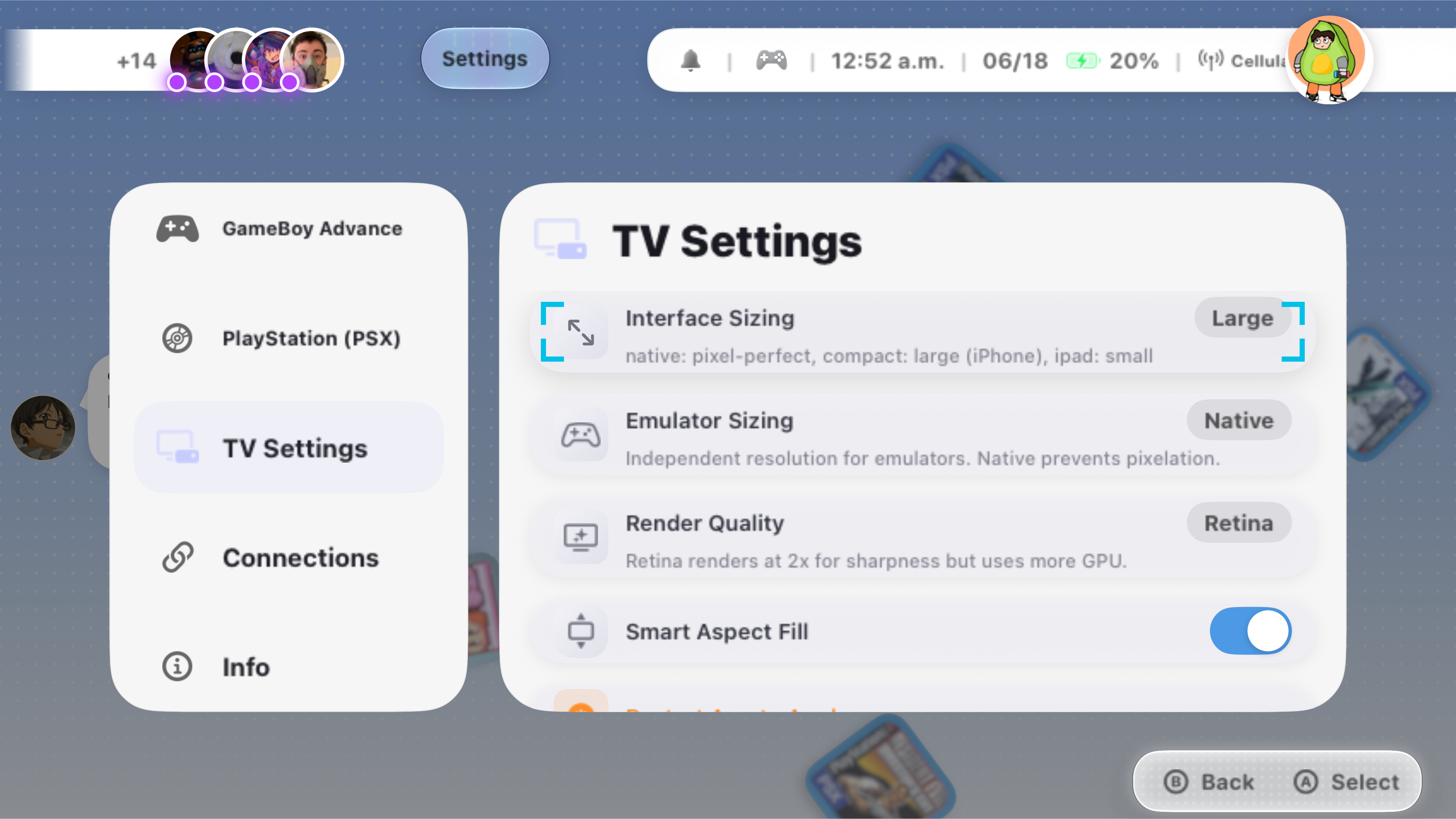 SUMEE! - Modern Retro Gaming OS and Emulator Launcher for iOS